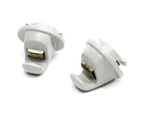 2x Clip para parasol 15-23 VW Golf Sportwagen Alltrack MK7 genuino - 5G0 857 561 B - Imagen 1 de 4