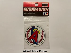 De colección 1986-1992 CALIFORNIA ANGELS MAGNASIGN 3" IMÁN FLEXIBLE NUEVO Antiguo Stock - Imagen 1 de 4