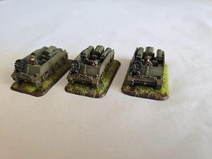 3 X Battlefront Flames of War Painted British Loyd Carrier - Picture 1 of 8