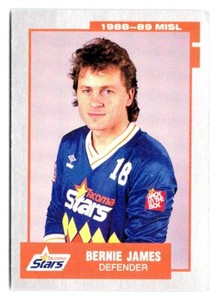 BERNIE JAMES 1989 PACIFIC MISL #30 TACOMA STARS
