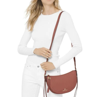 Bolsa de ombro Michael Kors Camden pôr do sol ouro pêssego - Imagem 1 de 4