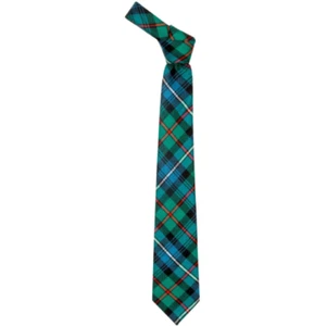 Tartan 100% Wool Tie Robertson Hunting Ancient Made in Scotland Brand New - Picture 1 of 1