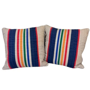 Pendleton Yellowstone Stripe Collection Decorative Pillows 20”x20” 100% Cotton - Picture 1 of 11