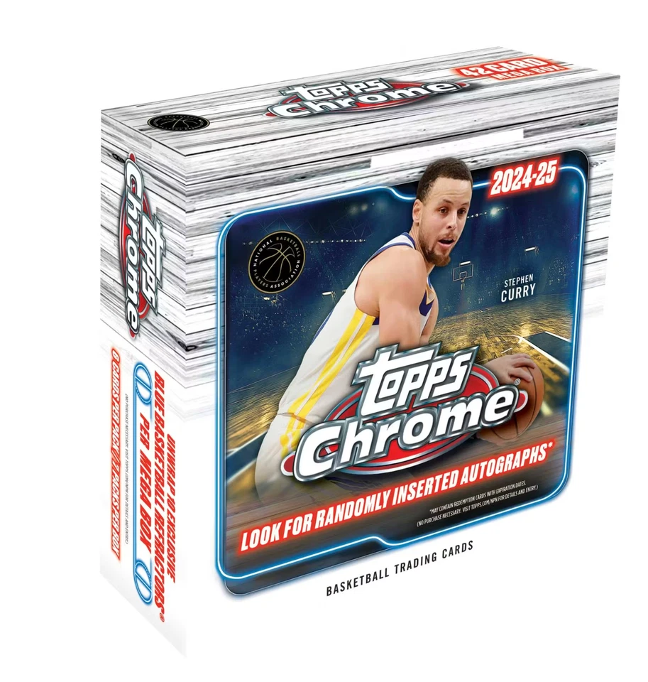 2024-25 Topps Chrome Basketball Factory Mega Box