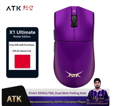 ATK Blazing Sky X1 Ultimate Wireless Gaming Mouse – PAW3950 Ultra Dual 8KHz - Image 1 of 4