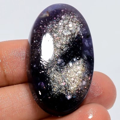 Colgante de piedras preciosas cabujón piedra solar ovalada natural de 55 quilates 37X21X6 mm Foto 1 de 2