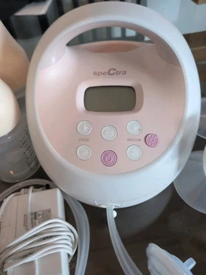 Extractor de leche Spectra Premier S2 Plus rosa extractor con cable y bolsa Momigo rosa leer Foto 1 de 2