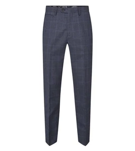 Pantalón Tapered De Cuadro Skopes Para Hombre En Azul Talla 30 A 38 - Imagen 1 de 16
