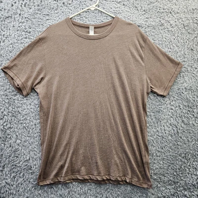 Alternative Knit Jersey T Shirt Men Large Brown Super Comfy Relaxed - Image 1 of 4