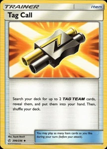 Tag Call Uncommon SM - Cosmic Eclipse 206/236 NM - Picture 1 of 2