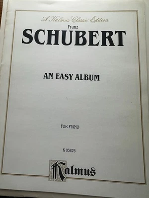 An Easy Album  Franz Schubert for Piano - Image 1 of 2