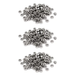 Metric M3 Hex Nuts 304 Stainless Steel Fastener DIN934 300Pcs for Bolt G7F63505 - Bild 1 von 3