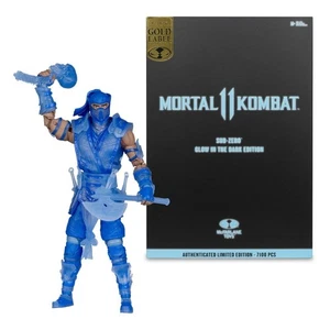 Figurine Mortal Kombat SUB-ZERO Glow in the Dark Collection Gold Label McFarlane - Picture 1 of 10