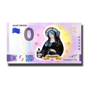Billete de recuerdo de 0 euros Santa Brígida color Irlanda TEBQ 2024-5 sin circular - Imagen 1 de 3