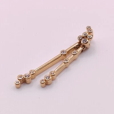 ⭐ Pierre Lang Anhänger Charm Halskette Kette Gold Collier Perle Stein 311 ⭐ - Bild 1 von 3