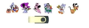 40 DISNEY BABIES CARTOON MACHINE EMBROIDERY CHARACTERS USB BROTHER PES - Picture 1 of 1