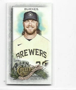 Corbin Burnes Milwaukee Brewers 2022 Topps Allen & Ginter Mini Logo #31 - Picture 1 of 1