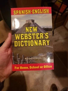 Spanisch-Englisch Neues Webster's Wörterbuch, für Zuhause, Schule oder Büro - Bild 1 von 4