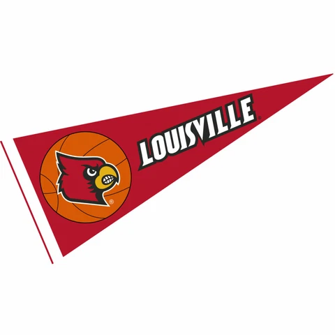 Louisville Cardinals 12 in X 30 in Basketball Pennant Cover