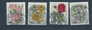 Berlin West Germany stamps 1982 Humanitarian Relief Funds Roses used/CTO (E421) - Picture 1 of 1