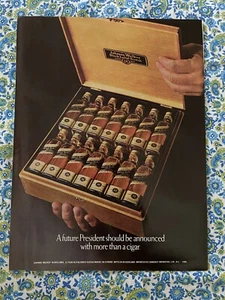 Vintage 1980 Johnnie Walker Scotch Print Ad “Cigar Box” - Picture 1 of 7