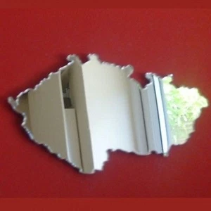Czech Map Shaped Acrylic Mirrors - Various Sizes - Picture 1 of 1