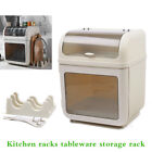 2-Tier Storage Box Dish Holder Tableware Organizer Dish Drying Rack Kitchen Tool