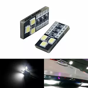T10 W5W 501 168 194 147 LED White Sidelight Indicator Interior Light Lamp Bulbs - Picture 1 of 12