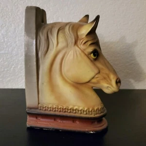 Libro Cabeza de Caballo De Colección Lado Izquierdo/Final de Libro de Cerámica Hecho en Japón - Imagen 1 de 9