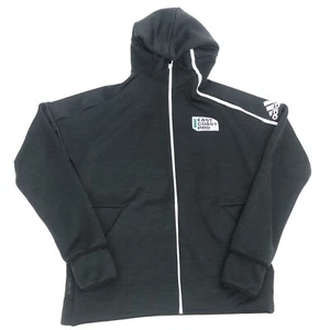 2018 Adidas East Coast Pro MLB Baseball Hoodie Sweatshirt Sz L Full Zip Black - Picture 1 of 11