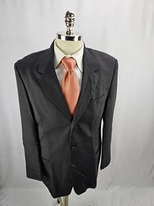 Pierre Cardin Men's Brown Stripe Blazer Jacket 42S - Picture 1 of 7