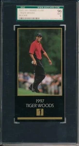 Tiger Woods 1997 1998 Grand Slam Masters Collection RC SGC 9 MINT ! - Picture 1 of 2