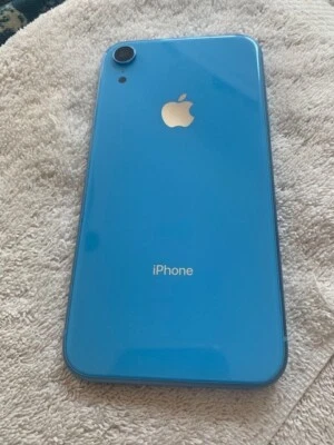 Apple iPhone XR  back rear housing glass chasis Blue ( C ) - Image 1 of 4