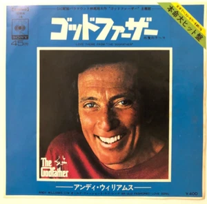 Andy Williams - The Godfather - JAPAN - VINYL 7" - SOPA16 - Picture 1 of 5