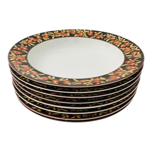 Dansk China Apple Blossom Pattern Set of 8 Soup Bowls - Picture 1 of 4