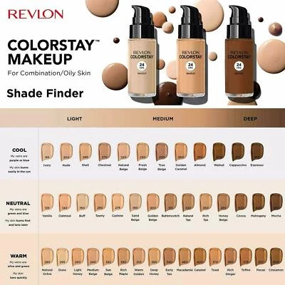 Revlon Colorstay Foundation 24HRs Matte Makeup with PUMP 30ml All *NEW&SEALED* - Image 1 of 3
