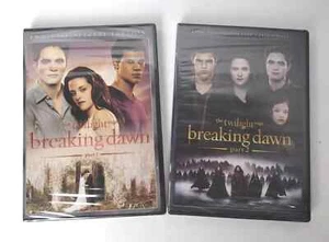 Twilight Breaking Dawn, Part 1 & 2 DVDs NEW SEALED! - Imagen 1 de 2