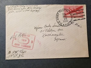 APO 558 TOURGOING, FRANCE 1945 Censored WWII Army Cover APO 174 - Picture 1 of 2