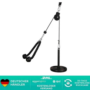 Fitness Latzug Gym Kabelzug Unterarmtrainer Arm-Krafttraining Trizeps Seil Ge... - Bild 1 von 2
