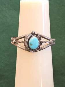 Brazalete Puño Firmado Begay Vintage NAVAJO PLATA ESTERLINA 925 - Imagen 1 de 17