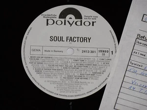 SOUL FACTORY - (James Brown, Kool & The Gang) LP Polydor Promo Archiv-Copy mint - Picture 1 of 1