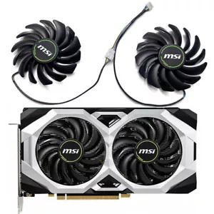 85mm MSI Geforce RTX 2060 SUPER 2070 VENTUS Graphics Card Fan Replacement TD25 - Picture 1 of 7