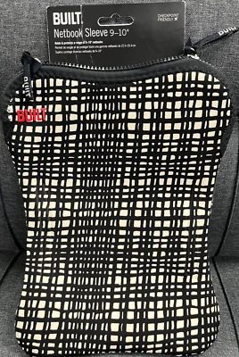 Funda para netbook Built NY 9-10" patrón negro/blanco roto nueva Foto 1 de 2