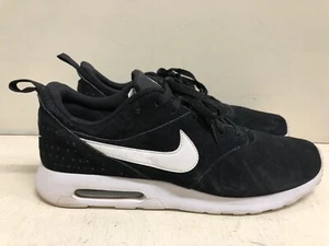 Nike Air Max Tavas Herren 802611-001 Schwarz Wildleder Leder Laufschuhe Größe 14M - Bild 1 von 12