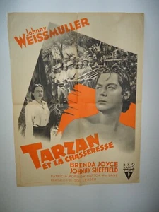 JOHNNY WEISSMULLER/TARZAN AND THE HUNTRESS/U14A/french poster - Picture 1 of 1