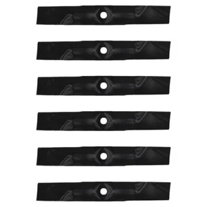 6 PACK Commercial 48" XHT mower blades to fit John DeereM127500 M127673 M145476 - Picture 1 of 10