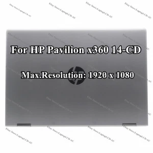 14.0" HP Pavilion x360 14-CD 14M-CD 14T-CD FHD LCD Display Touch Screen Assembly - Bild 1 von 8