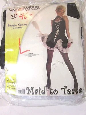 Disfraz de criada para burlarse, envolturas un corte arriba, nuevo en embalaje original, grande Foto 1 de 3