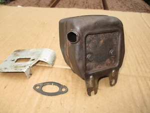 Genuine used Husqvarna 262 chainsaw exhaust muffler - Picture 1 of 5