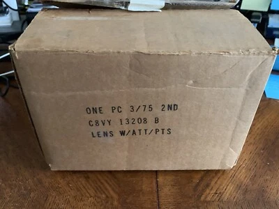 NOS OEM Ford 1968-1969 Lincoln Continental Parking Lamp Lens Right C8VY-13208-B - Image 1 of 4